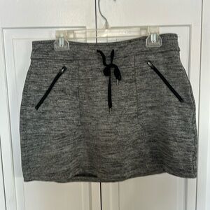 Black and gray skort